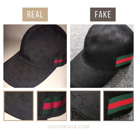 cap gucci fake|are gucci hats genuine.